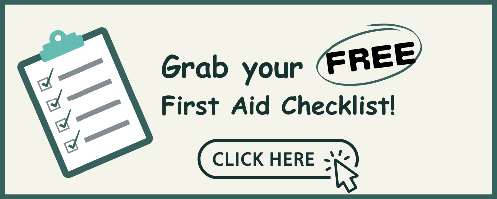 First Aid Checklist downloadable pdf
