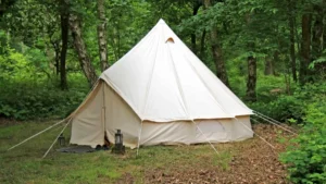 How to clean canvas tent
